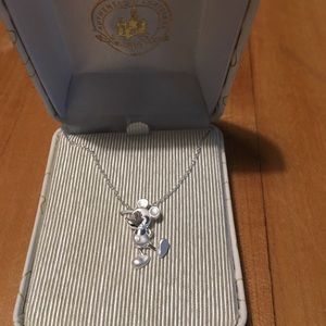 NWOT sterling silver Mickey Mouse necklace